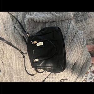 Coach Black and Gold Crossbody Bag with Elegant Design